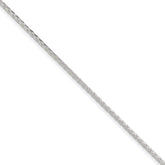 Sterling Silver 2.15mm Diamond-cut Round Spiga Chain